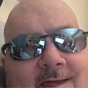 Revo Sleek Black Reflective Sunglasses